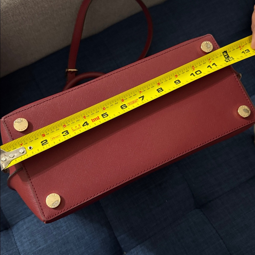 Michael Kors Burgundy Satchel - Picture 5 of 8